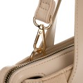 Elegancka, beżowa torebka damska - Peterson