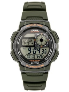 ZEGAREK MĘSKI CASIO AE-1000W 3AV (zd073b) - WORLD TIME