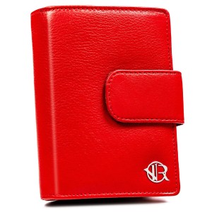 Zgrabny portfel damski  wykonany ze skóry naturalnej - Rovicky