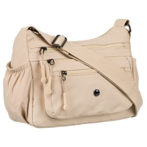 Miejska torebka damska w beżowym kolorze  - Peterson