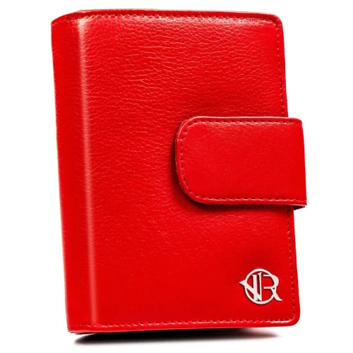 Zgrabny portfel damski  wykonany ze skóry naturalnej - Rovicky