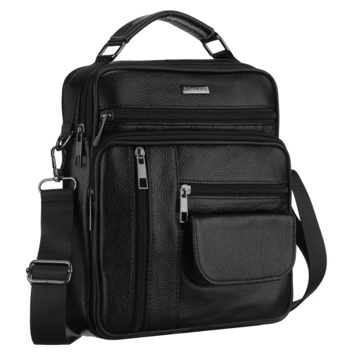 Skórzana, poręczna listonoszka męska  - Rovicky