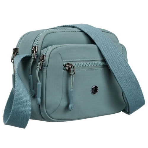 Praktyczna, niebieska listonoszka damska - Peterson