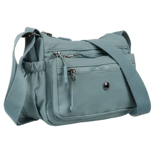 Miejska torebka damska w niebieskim kolorze - Peterson