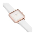 Zegarek CLUSE La Tetragone Rose Gold White/White CL60006