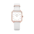 Zegarek CLUSE La Tetragone Rose Gold White/White CL60006