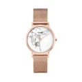 Zegarek damski CLUSE La Roche Petite Mesh Rose Gold/White Marble CL40107