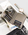 Skórzany portfel damski z systemem RFID - Peterson