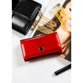 Elegancki, czerwony portfel damski - Peterson