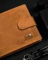Portfel męski ze skóry naturalnej, RFID Protect - Peterson