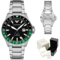ZEGAREK MĘSKI EMPORIO ARMANI AR11589 - Diver GMT