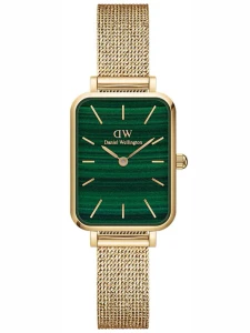 ZEGAREK DAMSKI DANIEL WELLINGTON Quadro Pressed Evergold Emerald 20mm DW00100561