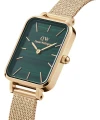 ZEGAREK DAMSKI DANIEL WELLINGTON Quadro Pressed Evergold Emerald 20mm DW00100561