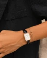 ZEGAREK DAMSKI DANIEL WELLINGTON DW00100434 - Quadro Pressed Sheffield Gold 32mm