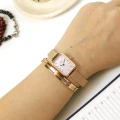 ZEGAREK DAMSKI DANIEL WELLINGTON Quadro Pressed Melrose Pearl 20mm DW00100510
