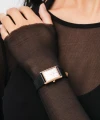 ZEGAREK DAMSKI DANIEL WELLINGTON Bound Black Crocodile Rose Gold DW00100693