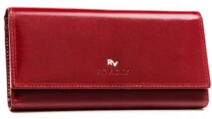 Duży, wygodny portfel damski ze skóry naturalnej  RFID - Rovicky